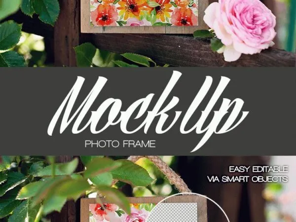 A Nature Theme Photo Frame Mockup 1