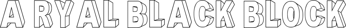 A Ryal Black Block Font 1
