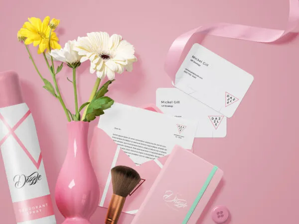 A Scene with 8 Customizable Objects Mockup 1