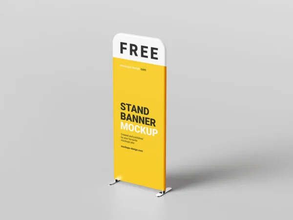 A Set of Three Display Stand Mockups 1