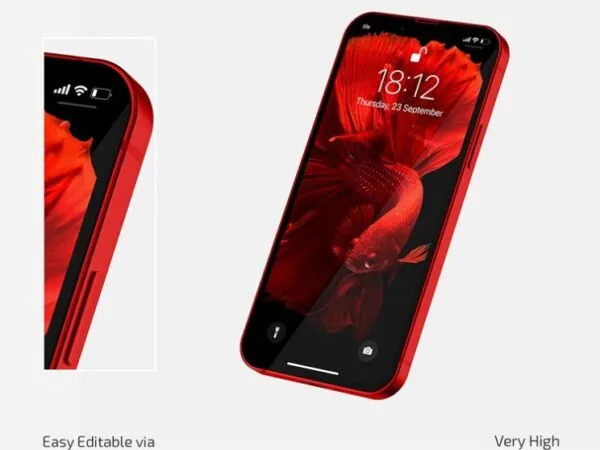 A Set of Three Realistic iPhone 13 Mockups 1