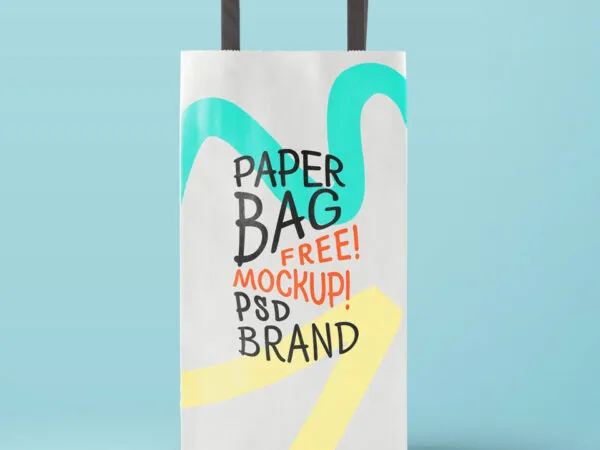 A Standing Paper Bag Mockup 1