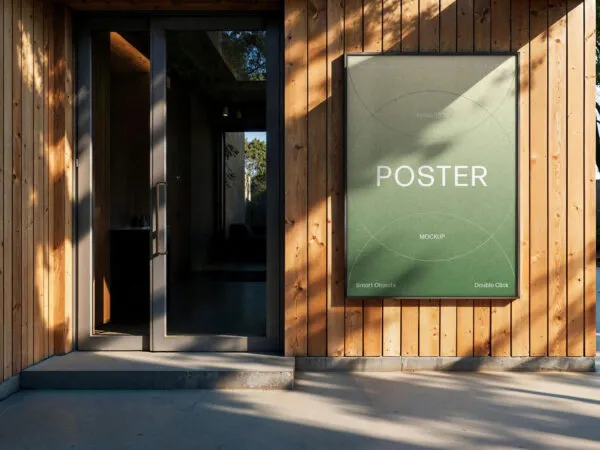 A4 Outdoor Poster Mockup 1