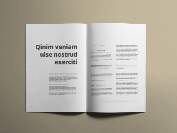 A4 Paper Elegant Brochure Mockups 1