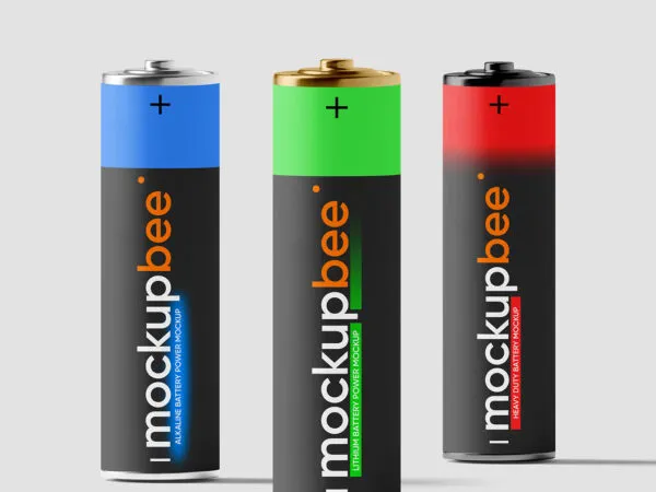AA AAA Battery Mockup 1