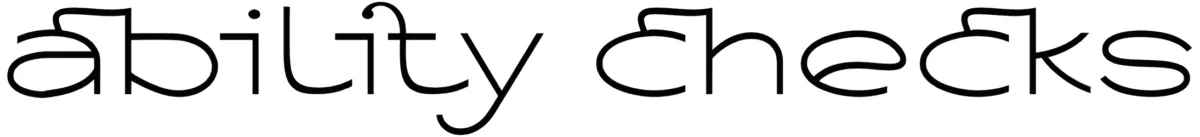 Ability Checks Font 1