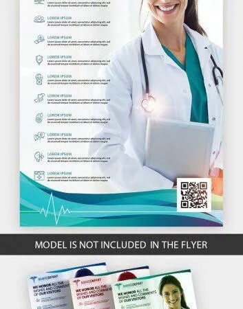 Abstract Modern Medical Flyer Template 1