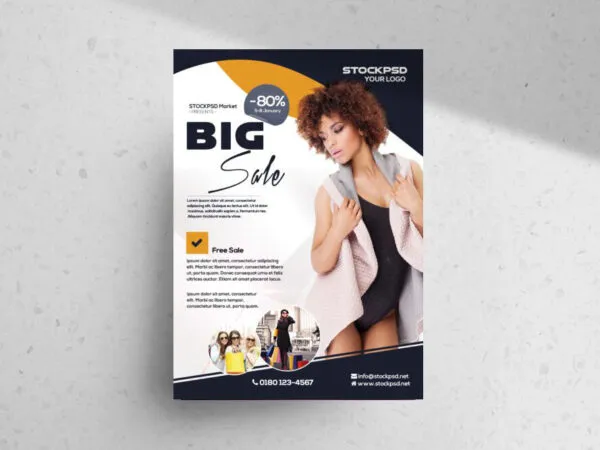 Abstract Modern Sales Events Business Flyer Template 1