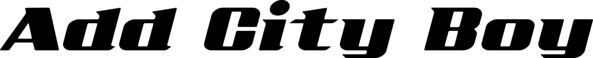 Add City Boy Font 1