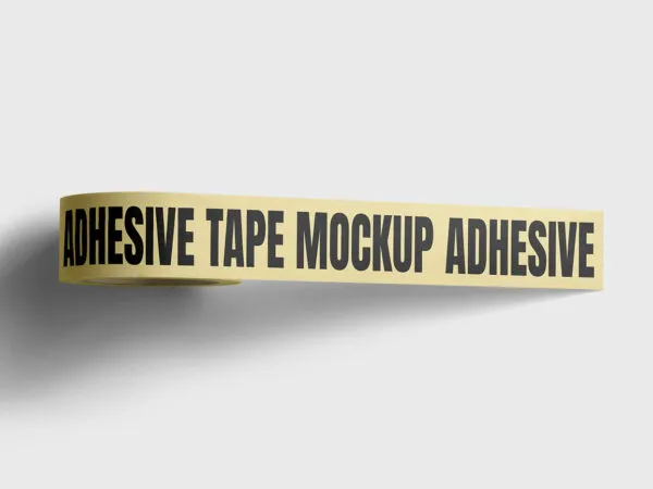 Adhesive Tape Top View Mockup 1