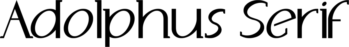 Adolphus Serif Font 1