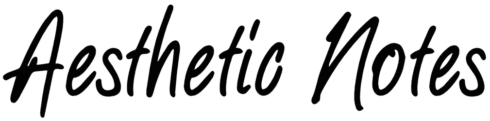Aesthetic Notes Font 1