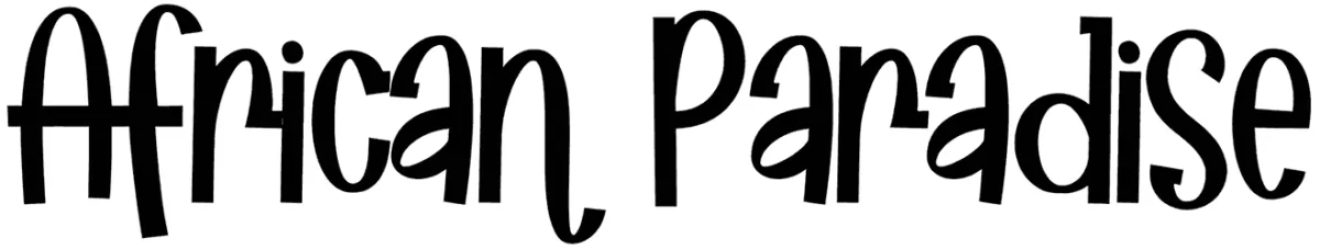 African Paradise Font 1