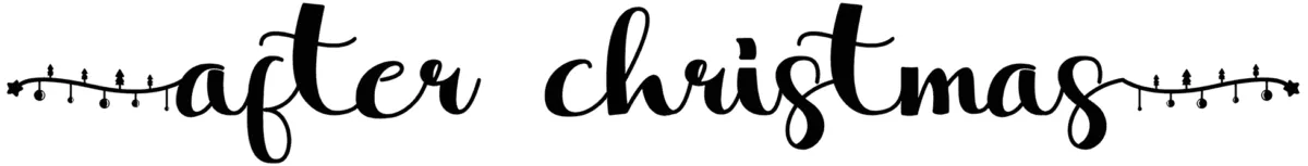 After Christmas Font 1