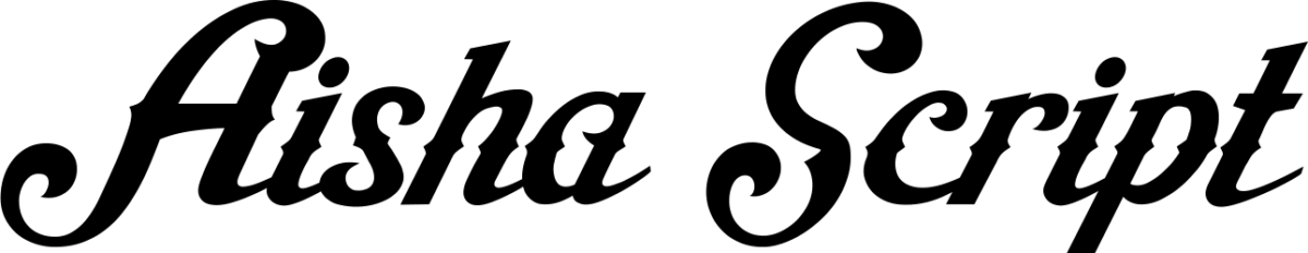 Aisha Script Font 1