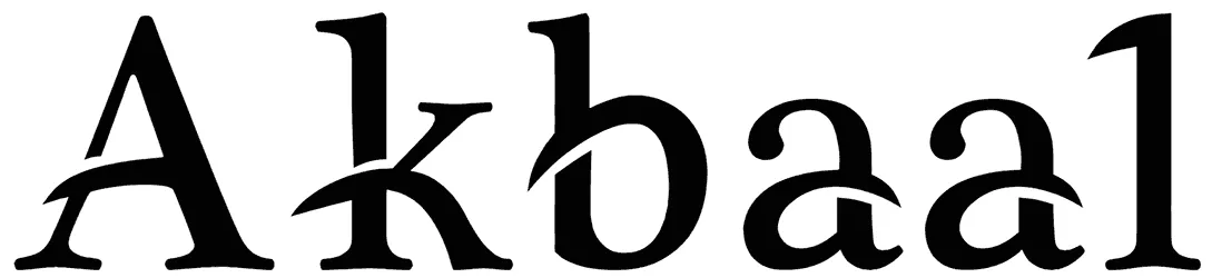 Akbaal Font 1