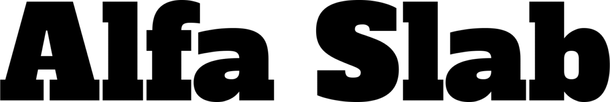 Alfa Slab One Font 1