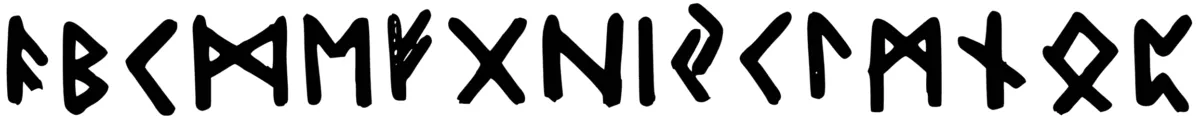 Alfabeto Vichingo Font 1