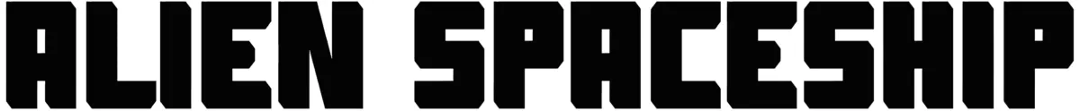 Alien Spaceship Font 1