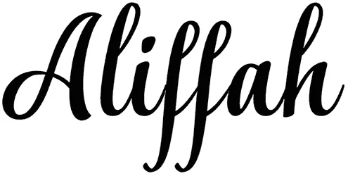 Aliffah Font 1