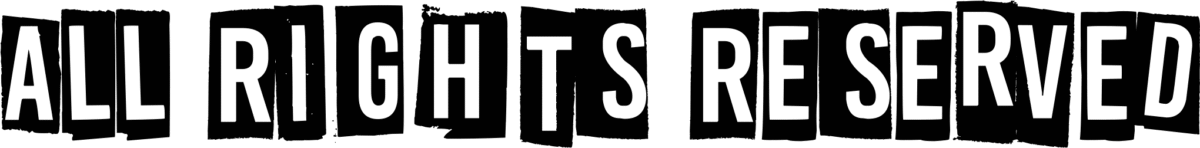 All Rights Reserved Font 1
