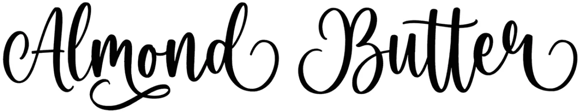 Almond Butter Font 1
