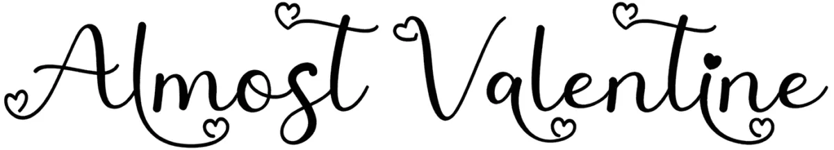 Almost Valentine Font 1