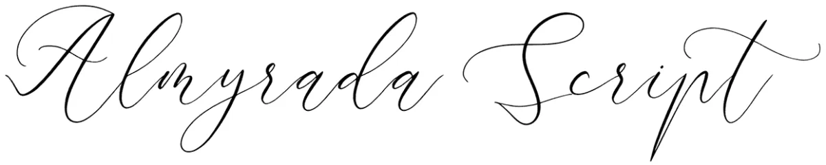 Almyrada Script Font 1