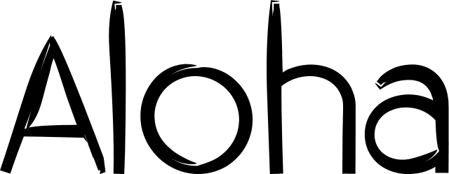 Aloha Font 1