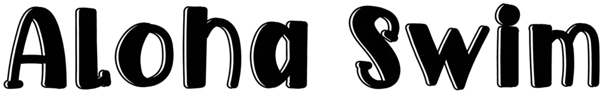 Aloha Swim Font 1