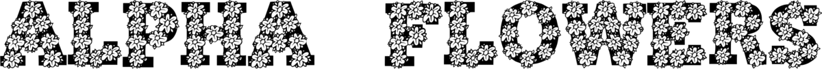 Alpha Flowers Font 1