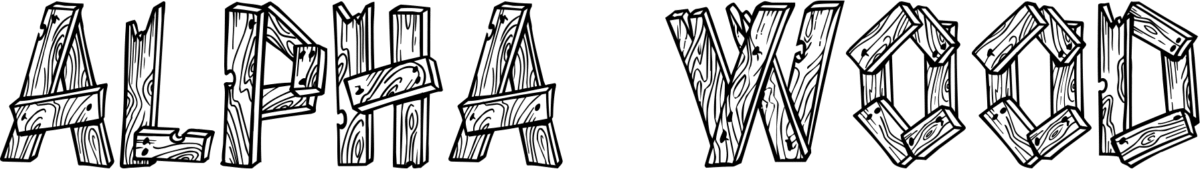 AlphaWood Font 1