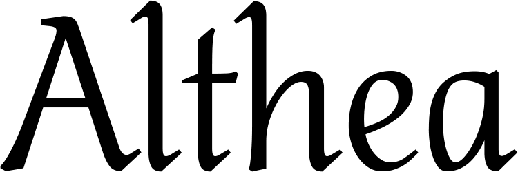 Althea Font 1