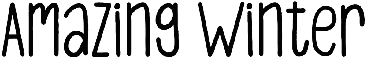 Amazing Winter Font 1