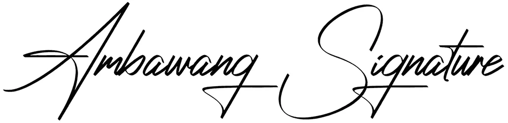 Ambawang Signature Font 1