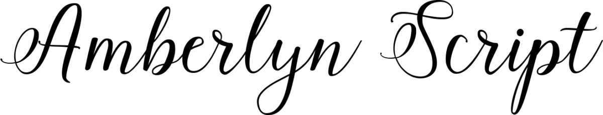 Amberlyn Script Font 1
