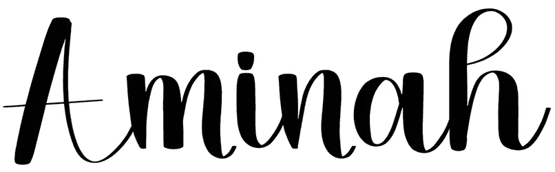 Aminah Font 1
