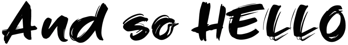 And so Hello Font 1