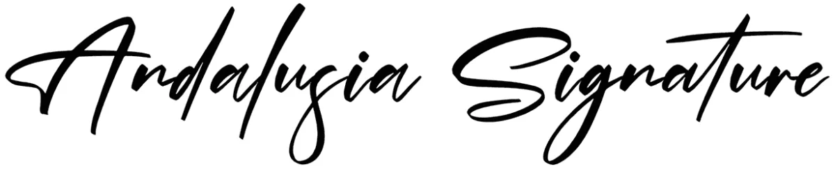 Andalusia Signature Font 1