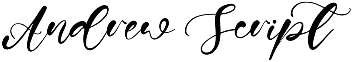 Andrew Script Font 1