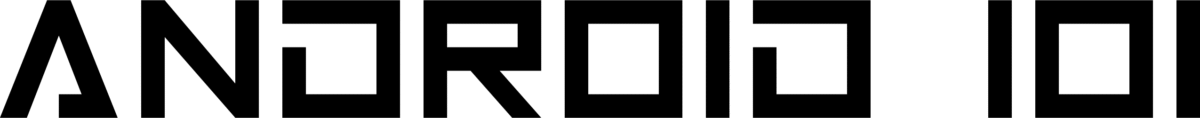 Android 101 Font 1