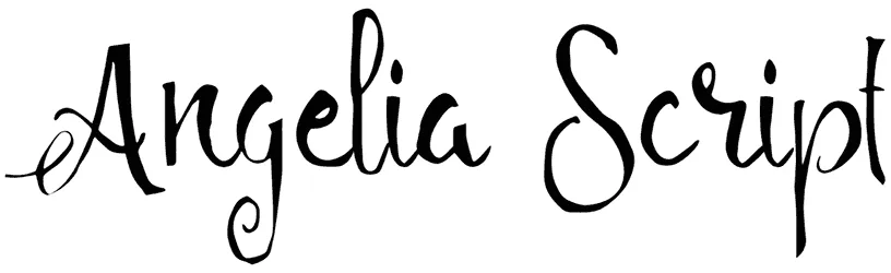 Angelia Script Font 1