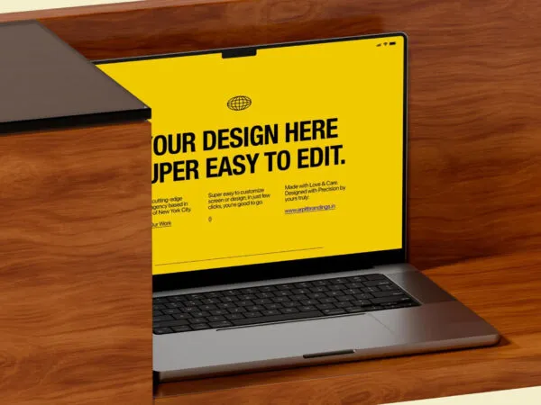 Animated MacBook Pro Mockup 1