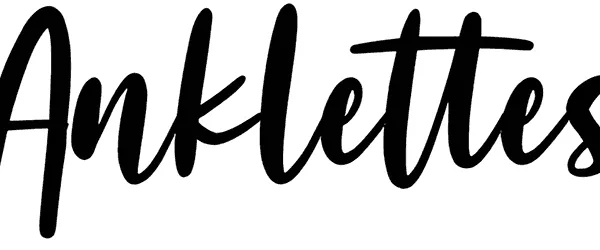 Anklettes Font
