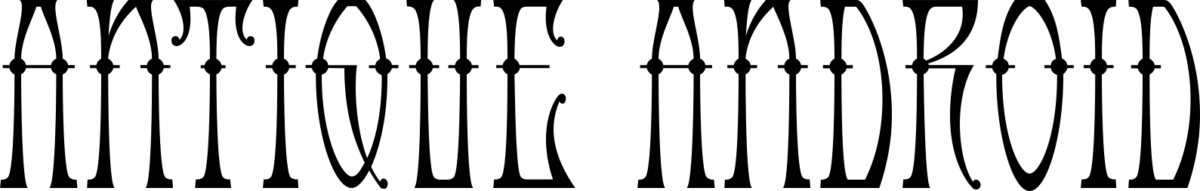 Antique Android Font 1