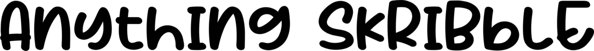 Anything Skribble Font 1