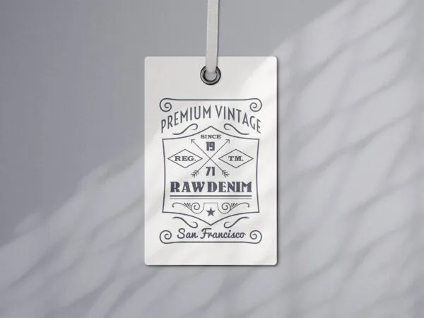 Apparel Tag Logo Mockup 1