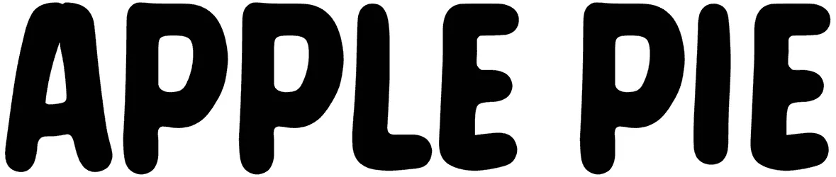 Apple Pie Font 1