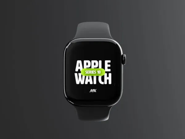 Apple Watch Series 10 Mockup in Front Sight 1