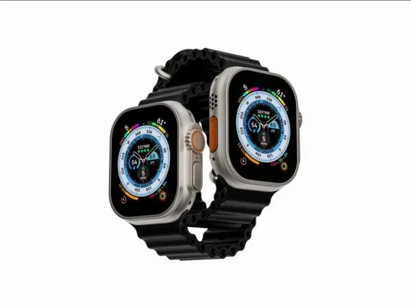 Apple Watch Ultra Mockup in Front View 1